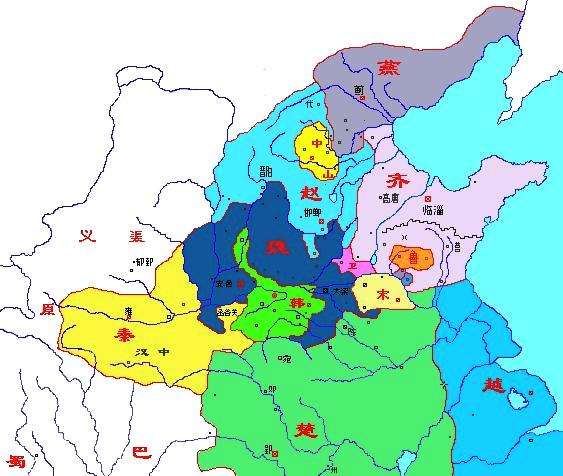 战国地图